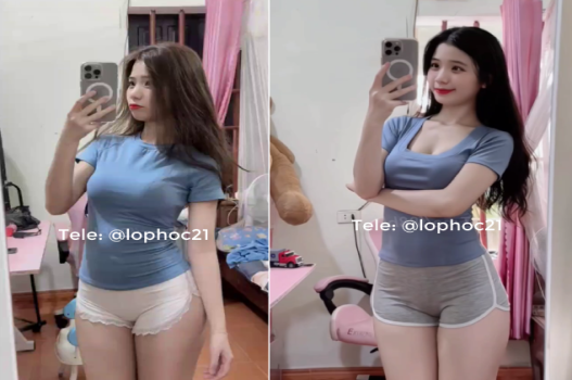 Thiếu nữ làng quê xinh đẹp khám phá đêm hội
